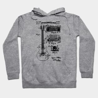 Guitar Instrument // Black Hoodie